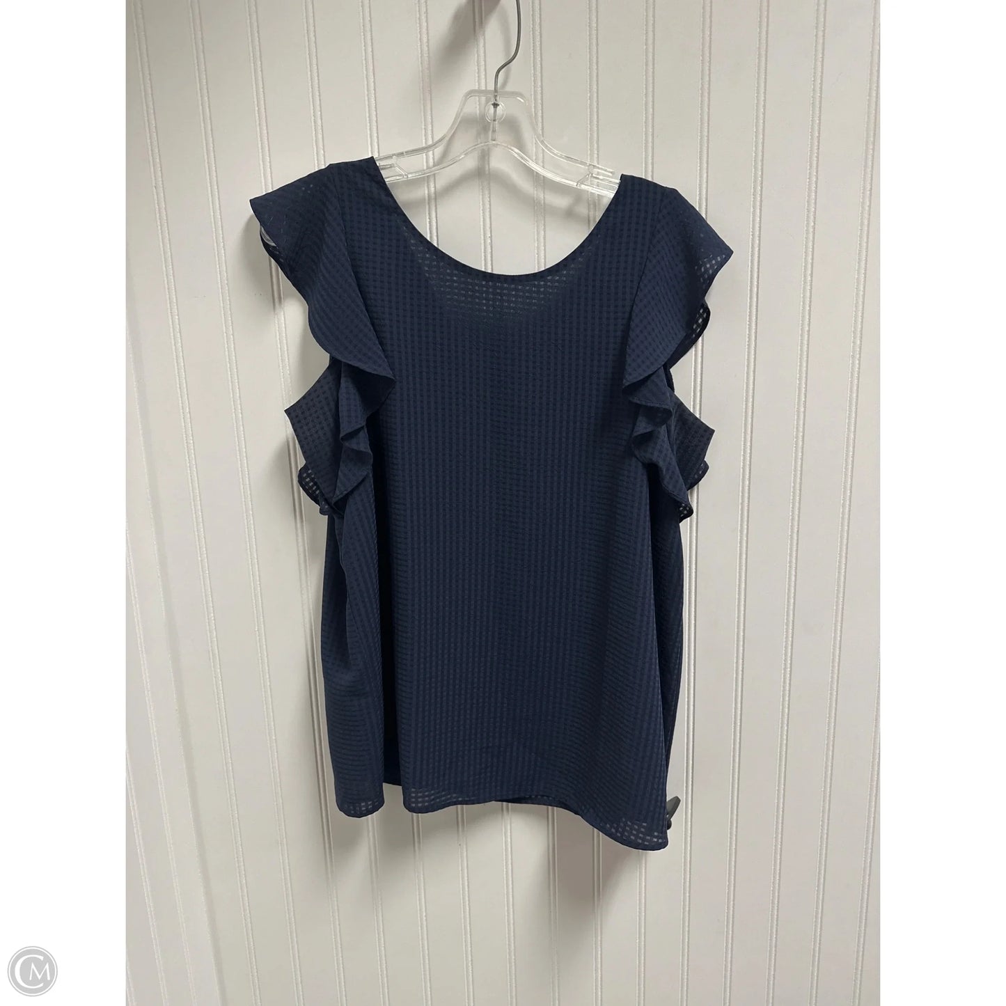 Top Sleeveless By Ann Taylor In Blue, Size: M