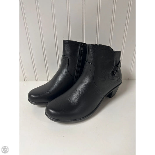 Boots Ankle Heels By Easy Street In Black, Size: 10