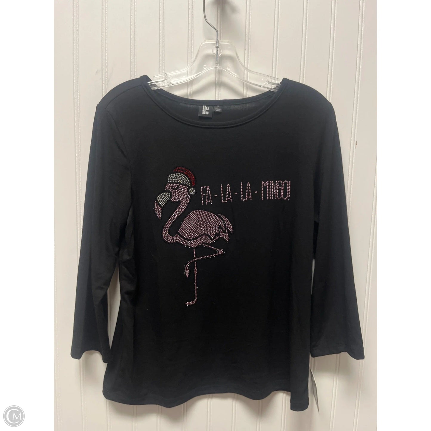 Top Long Sleeve By Clothes Mentor In Black, Size: S