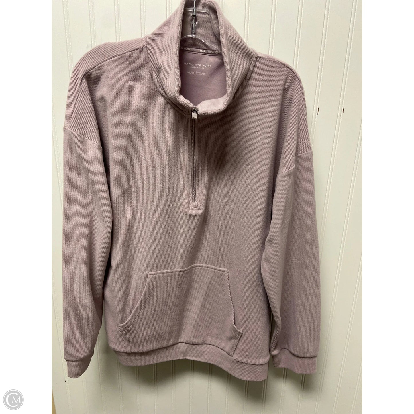 Athletic Jacket By Marc New York In Purple, Size: Xl