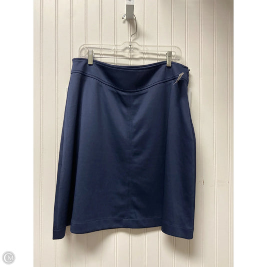Skirt Midi By Clothes Mentor In Blue, Size: Xl