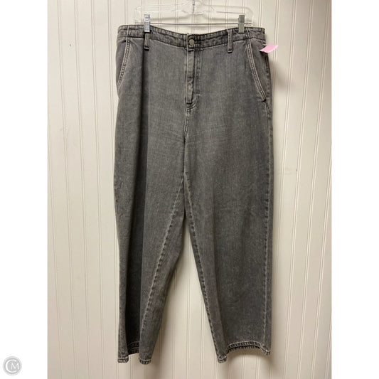 Jeans Wide Leg By Universal Thread In Grey, Size: 14