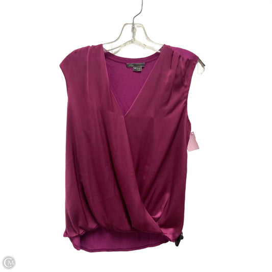 Top Sleeveless By Vince In Purple, Size: Xs