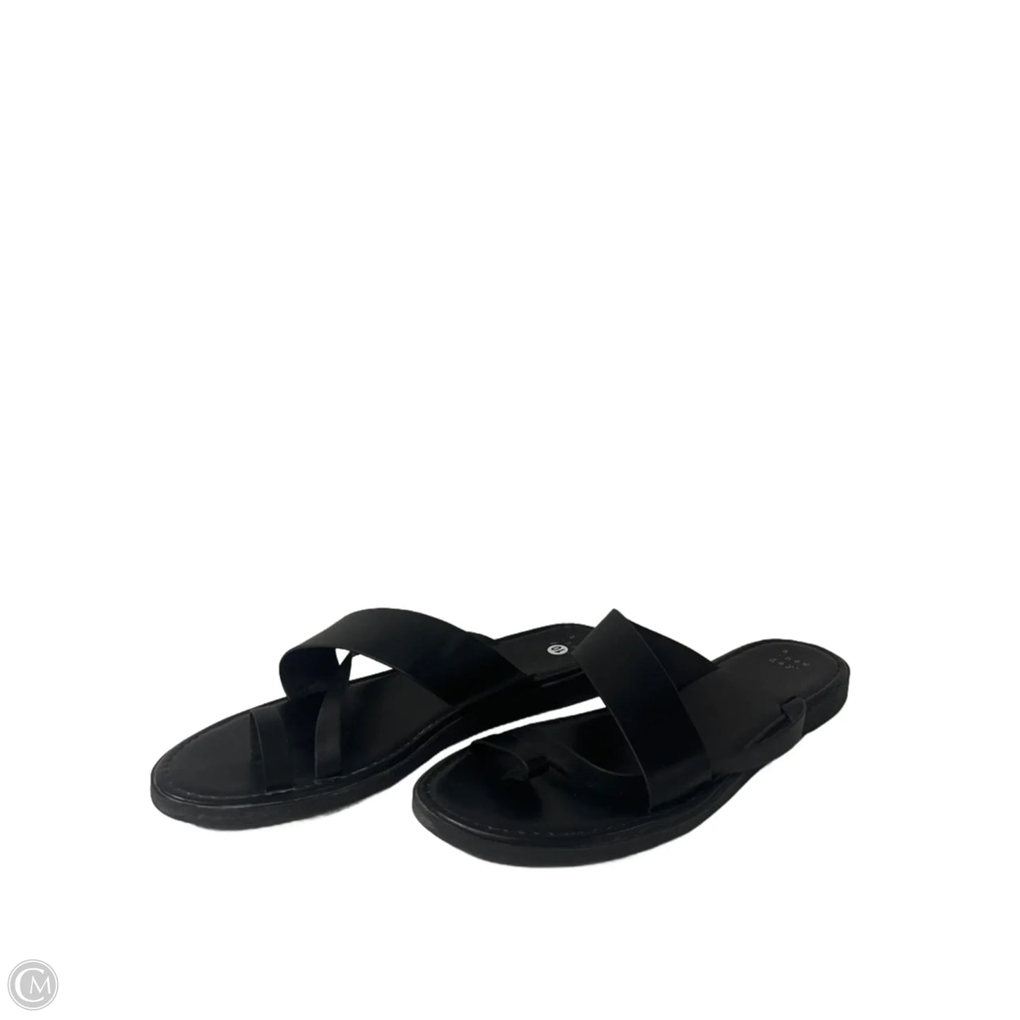 Sandals Flats By A New Day In Black, Size: 10