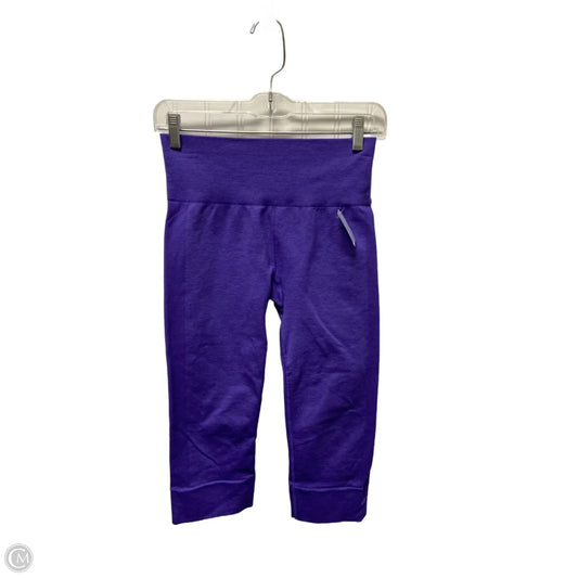 Athletic Capris By Lululemon In Purple, Size: 4