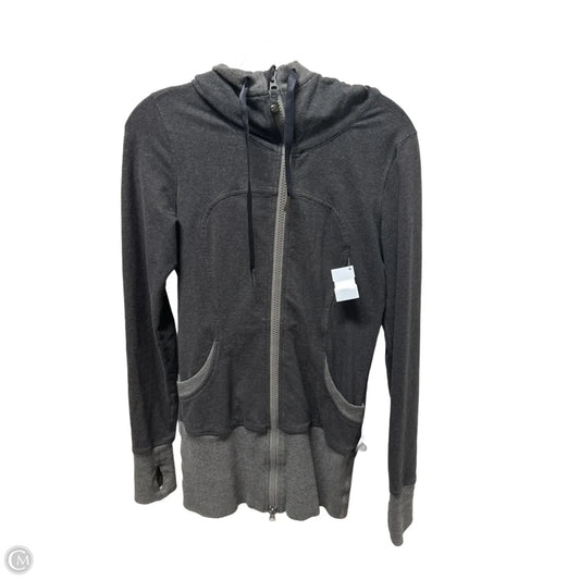 Athletic Jacket By Lululemon In Grey, Size: 6