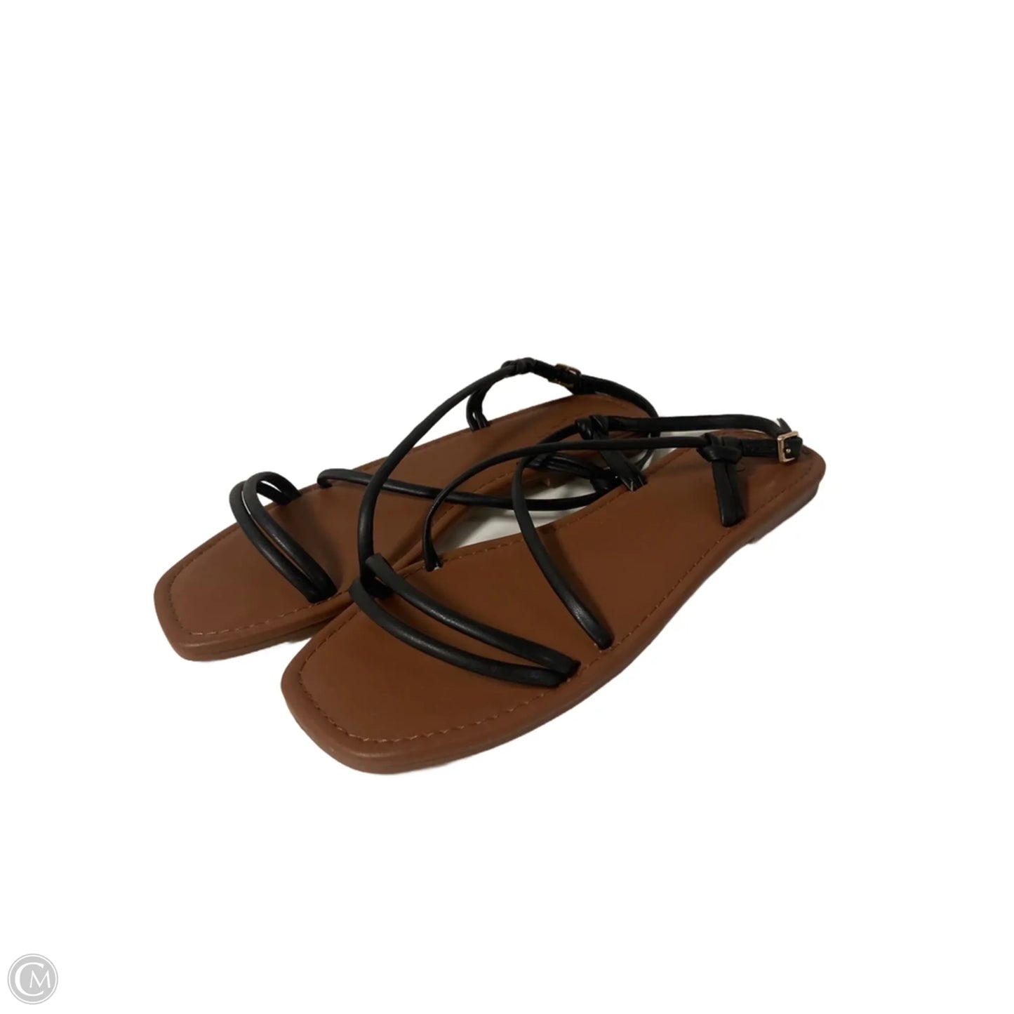 Sandals Flats By Loft In Brown, Size: 9
