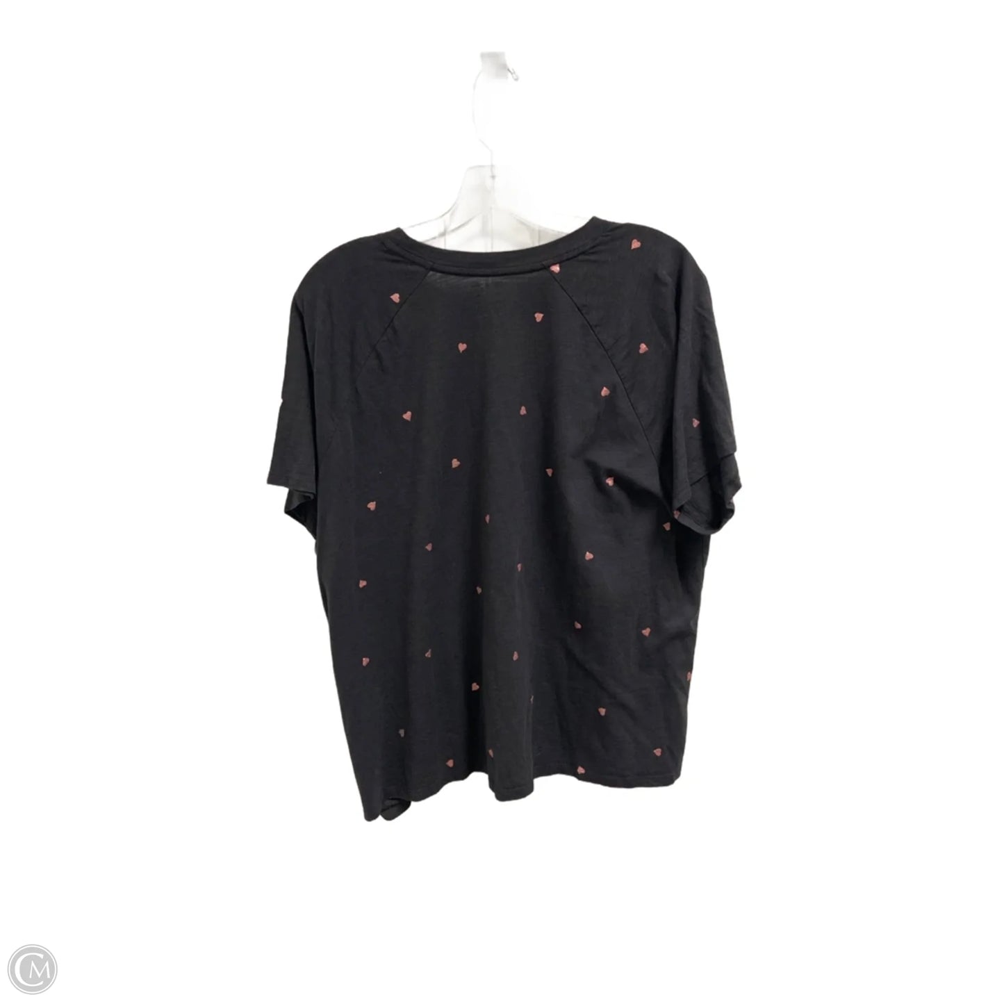 Top Short Sleeve By Maurices In Grey, Size: 1x