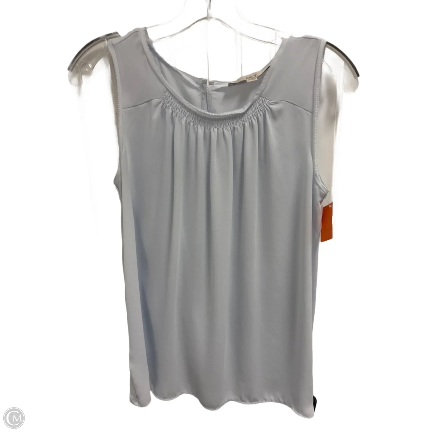 Top Sleeveless By Loft In Blue, Size: S
