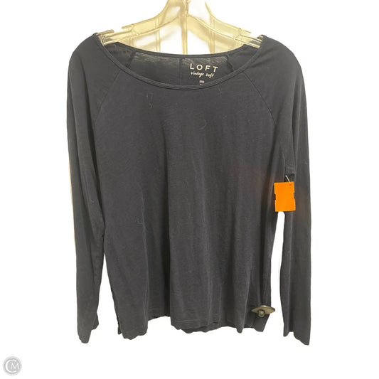 Top Long Sleeve By Loft In Blue, Size: M