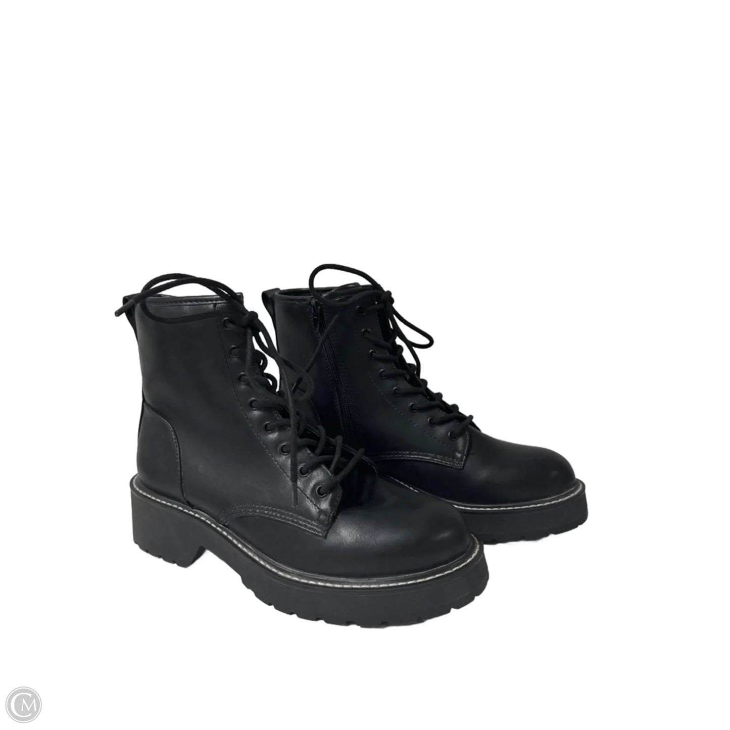 Boots Combat By Madden Girl In Black, Size: 9.5