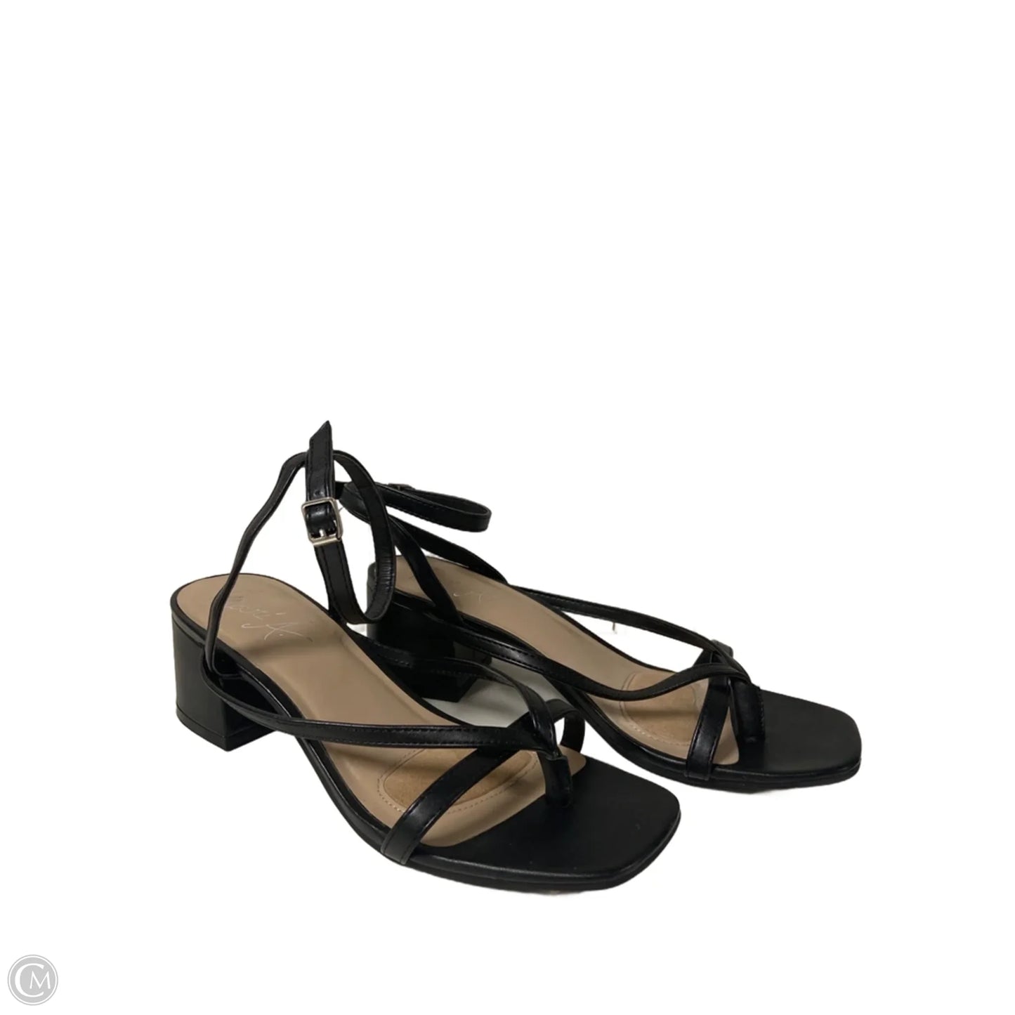 Shoes Heels Block By Clothes Mentor In Black, Size: 8
