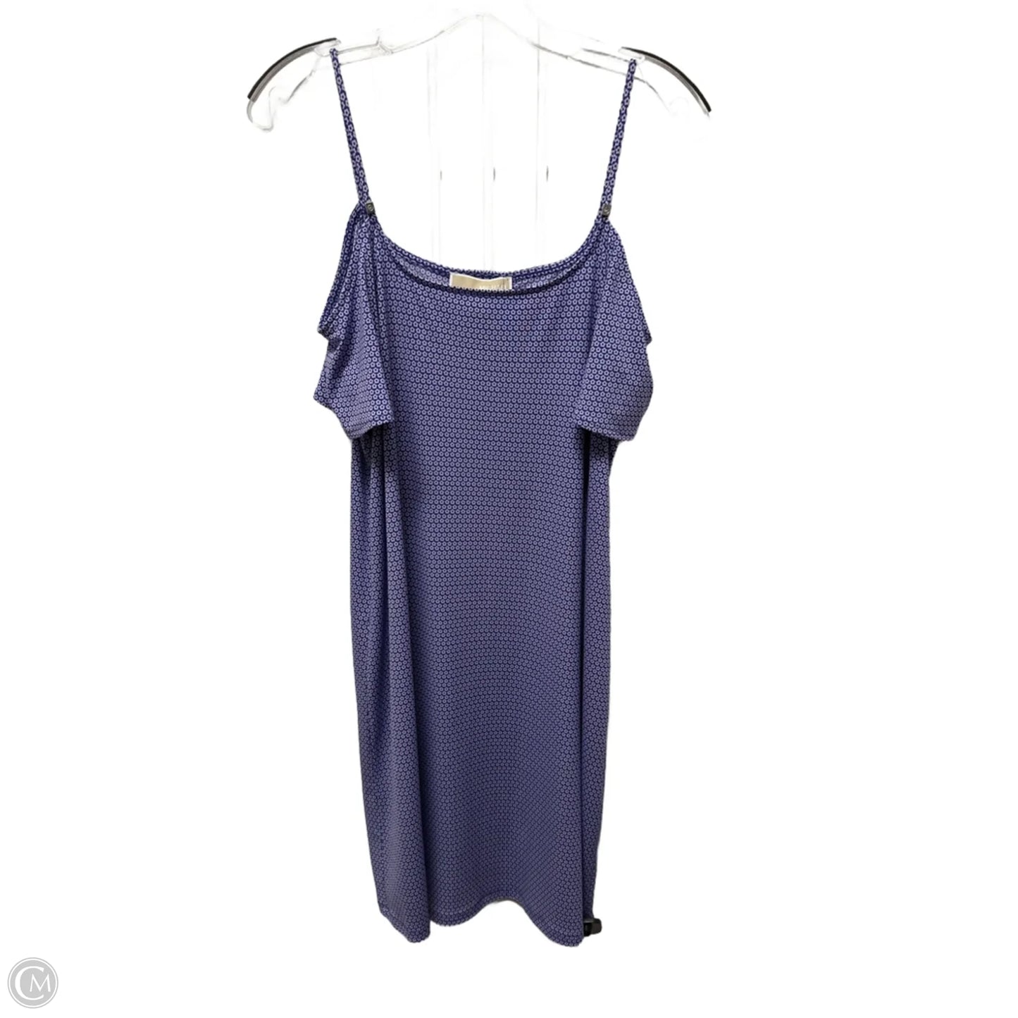 Dress Casual Midi By Michael By Michael Kors In Blue, Size: M