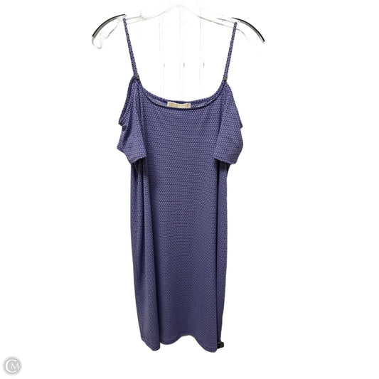 Dress Casual Midi By Michael By Michael Kors In Blue, Size: M