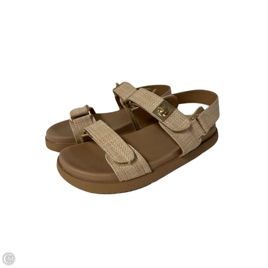 Sandals Flats By Soda In Tan, Size: 8.5