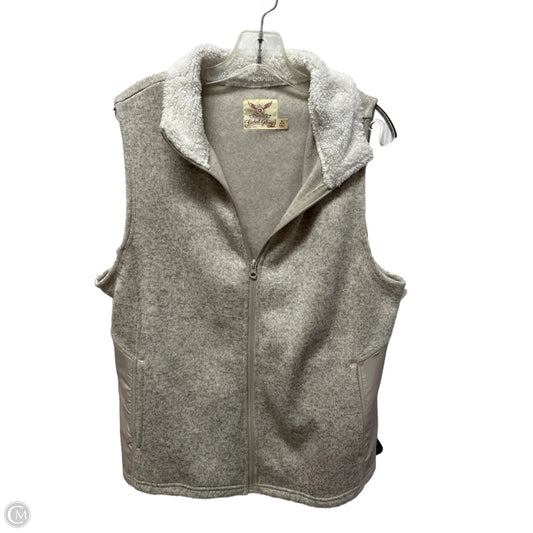 Vest Fleece By Faded Glory In Grey, Size: Xl