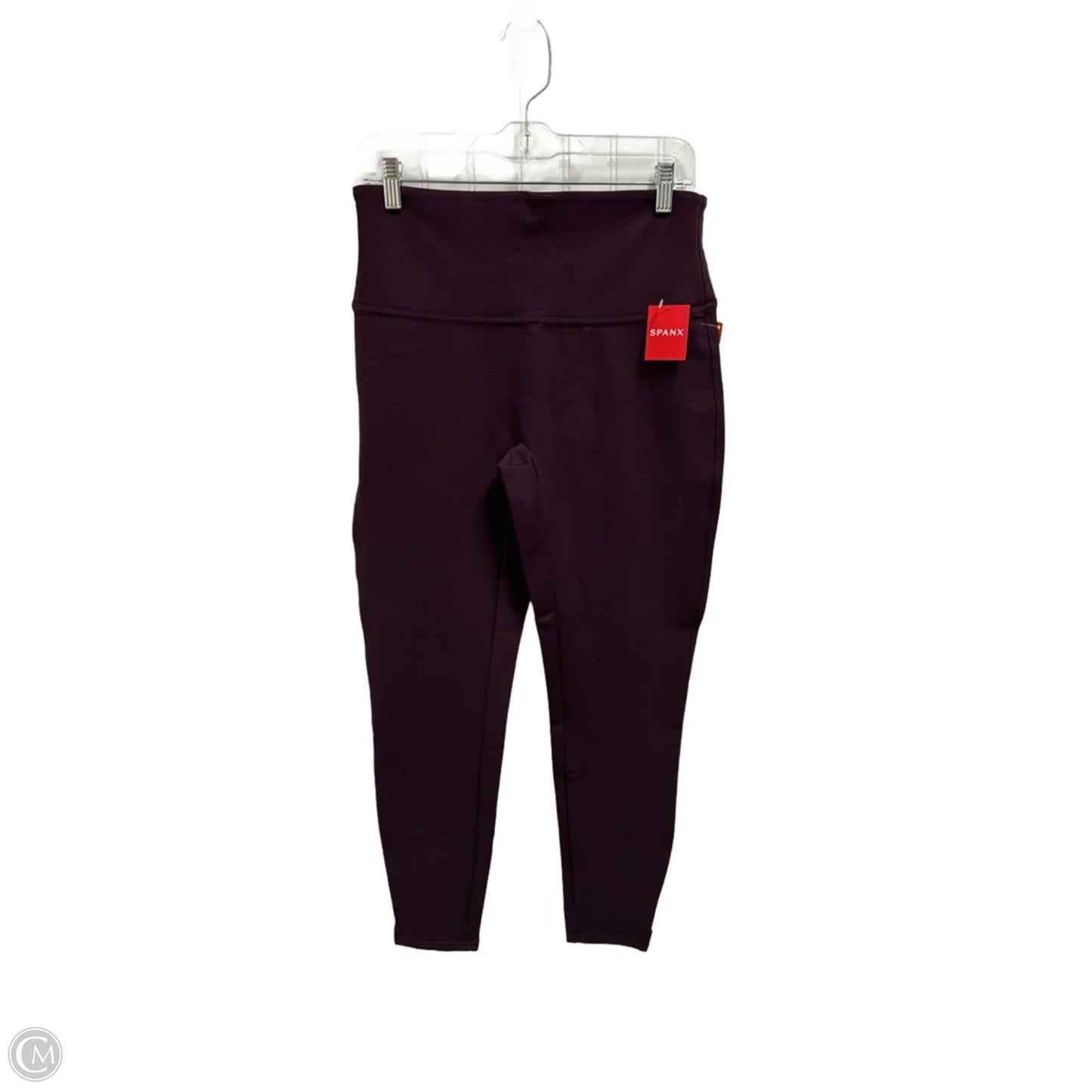 Athletic Leggings By Spanx In Purple, Size: L