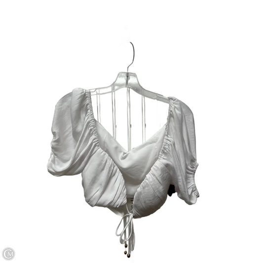 Top Short Sleeve By Cmb In White, Size: M