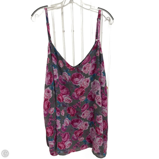 Top Sleeveless By Torrid In Floral Print, Size: 4x