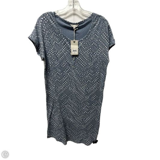 Dress Casual Midi By Lucky Brand In Blue, Size: S