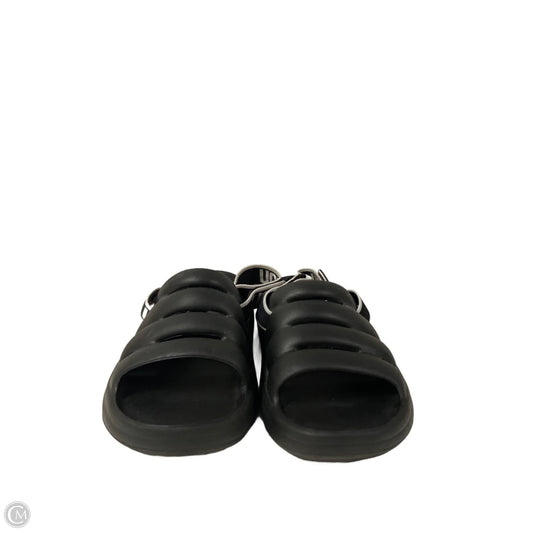 Slippers Designer By Ugg In Black, Size: 9