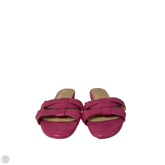 Sandals Flats By Scoop In Pink, Size: 9
