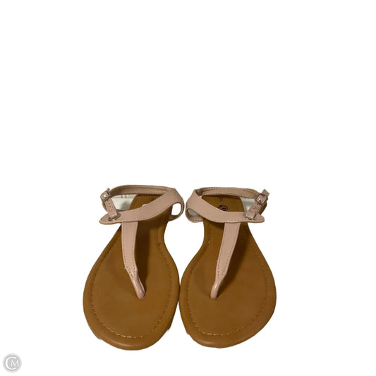 Sandals Flats By Clothes Mentor In Pink, Size: 9