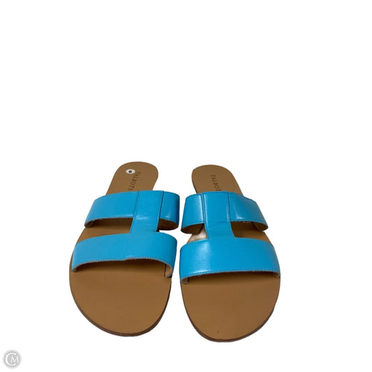 Sandals Flats By Talbots In Blue, Size: 9