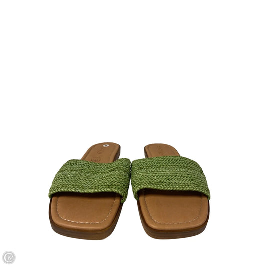 Sandals Flats By Seychelles In Green, Size: 9