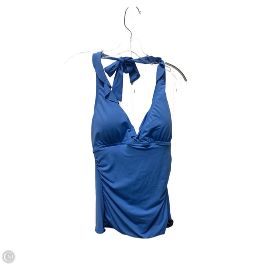 Swimsuit Top By Ralph Lauren In Blue, Size: L