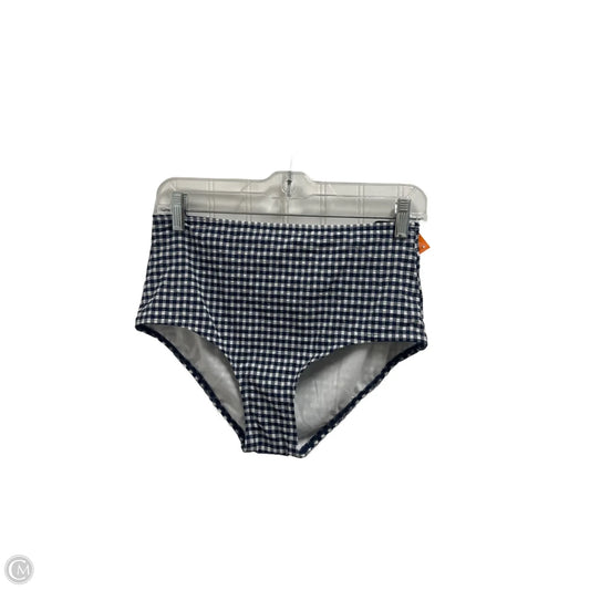 Swimsuit Bottom By Loft In Striped Pattern, Size: Mp