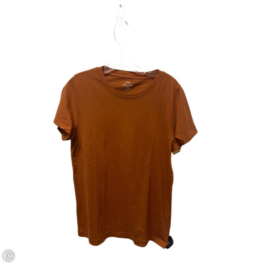 Top Short Sleeve By J. Crew In Orange, Size: L