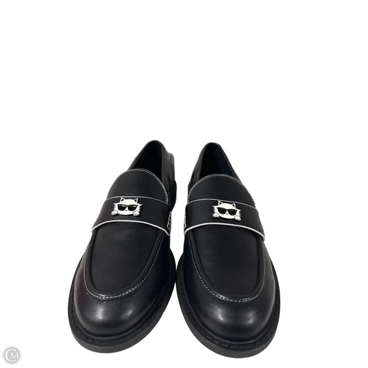 Shoes Flats By Karl Lagerfeld In Black, Size: 8