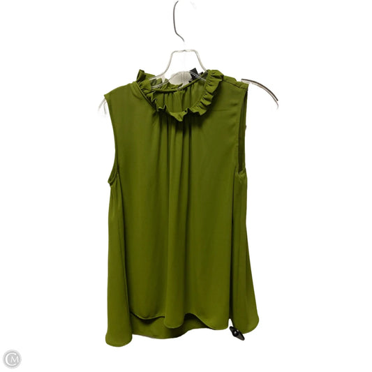 Top Sleeveless By Ann Taylor In Green, Size: Xs