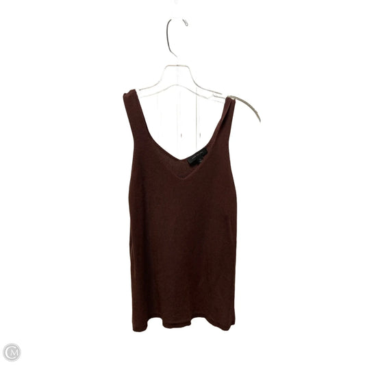 Top Sleeveless By Ann Taylor In Brown, Size: Xs