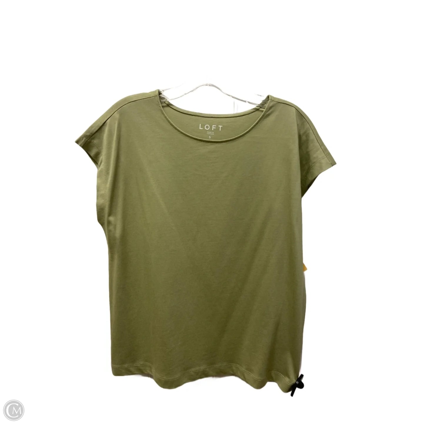 Top Short Sleeve By Loft In Green, Size: S