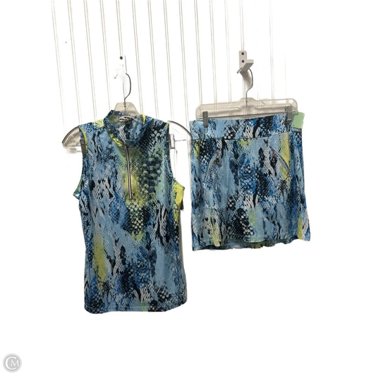 Skirt Set 2pc By Jamie Sadock In Snakeskin Print, Size: M