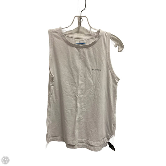 Athletic Tank Top By Columbia In White, Size: S