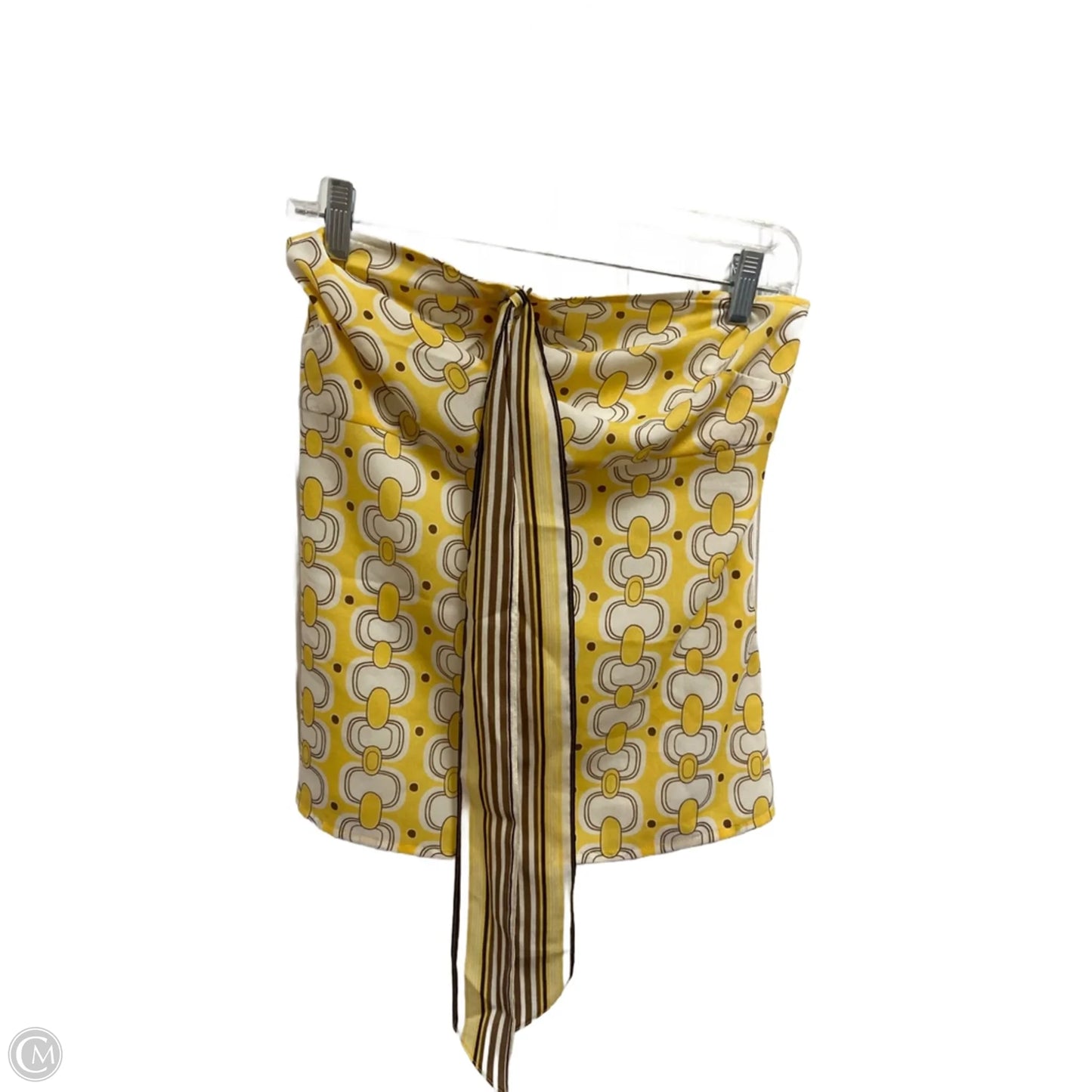 Top Sleeveless By Loft In Yellow, Size: Sp