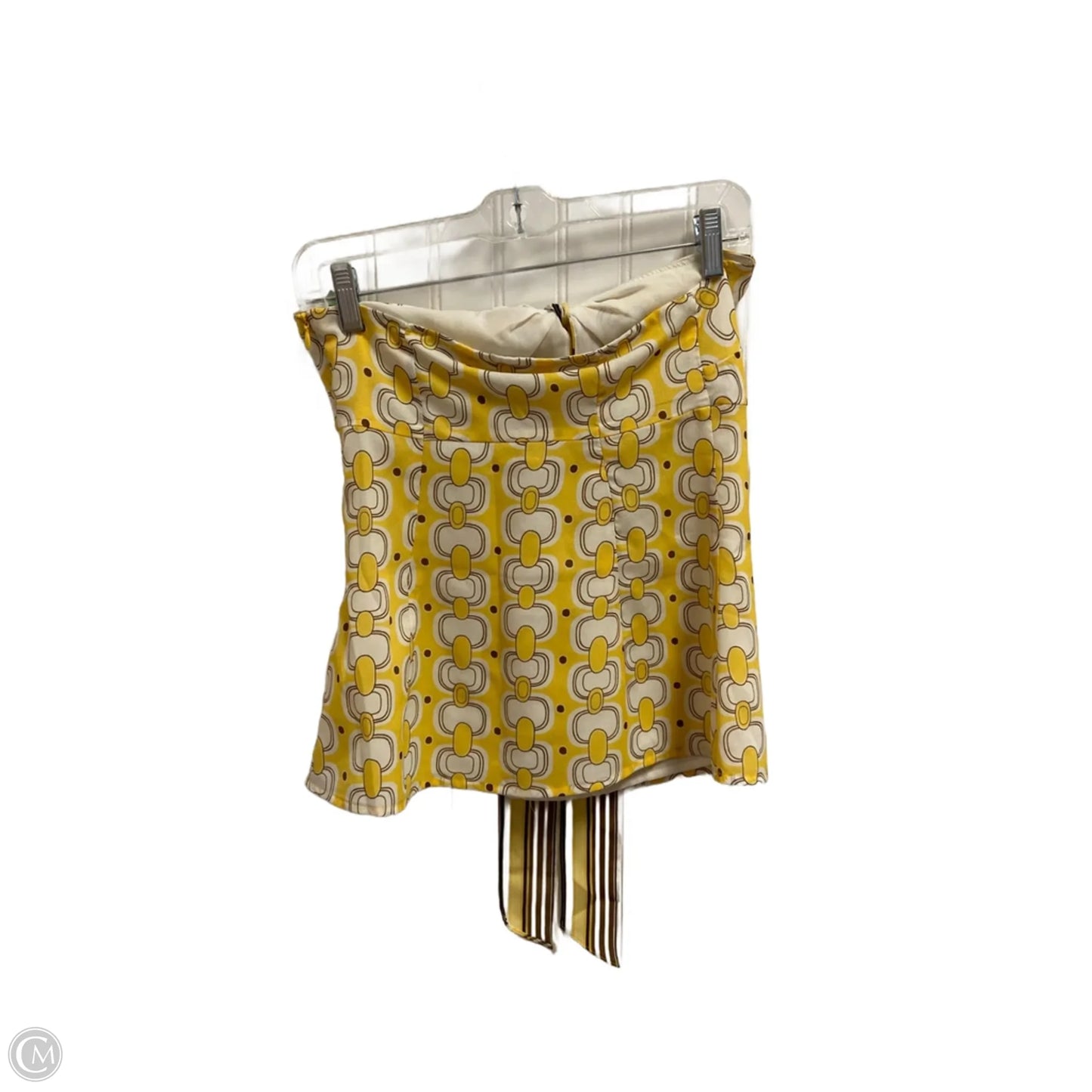 Top Sleeveless By Loft In Yellow, Size: Sp
