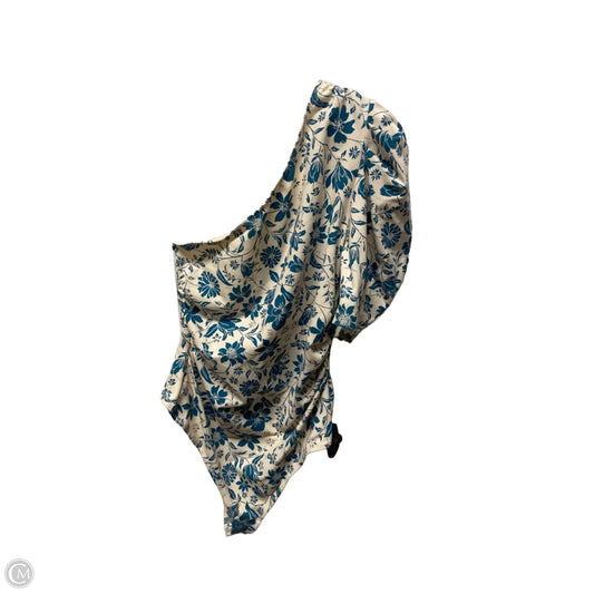 Bodysuit By Free People In Blue & Cream, Size: S