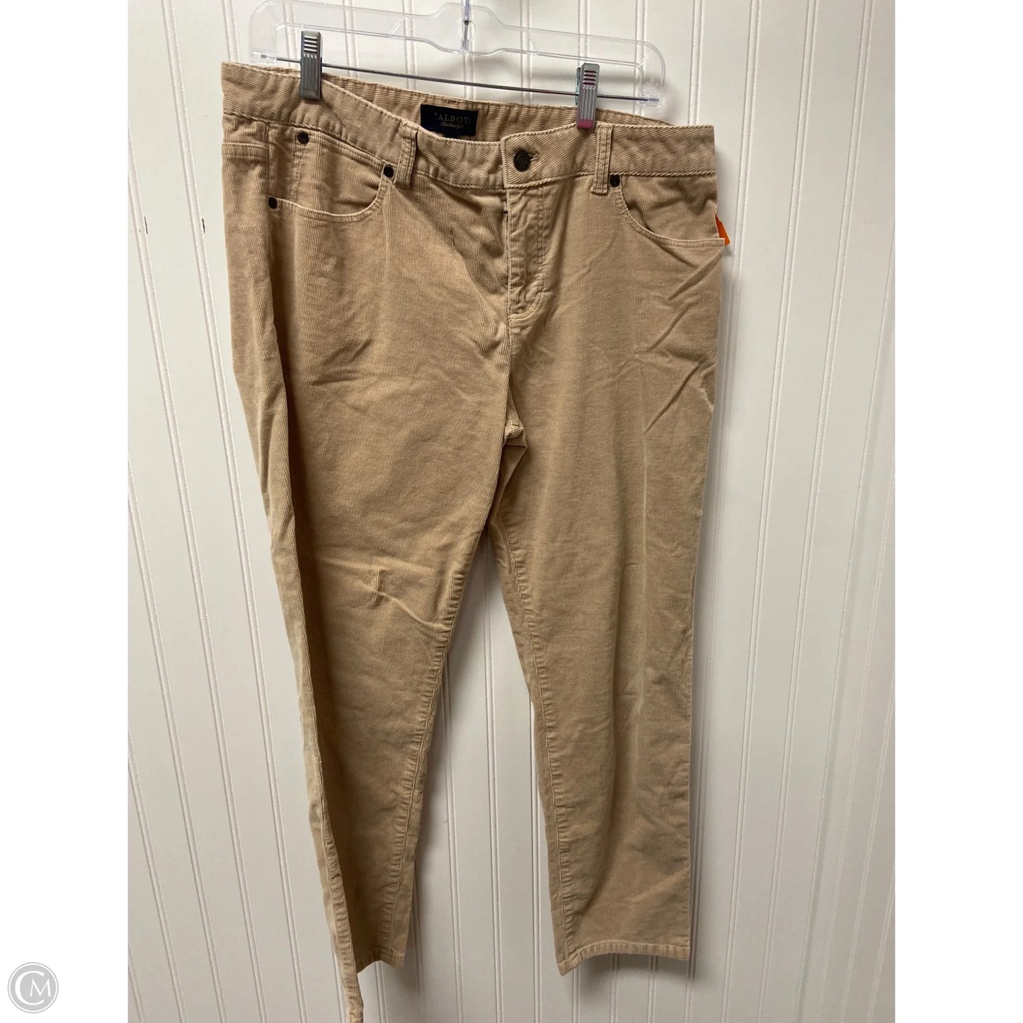 Pants Corduroy By Talbots In Beige, Size: 14