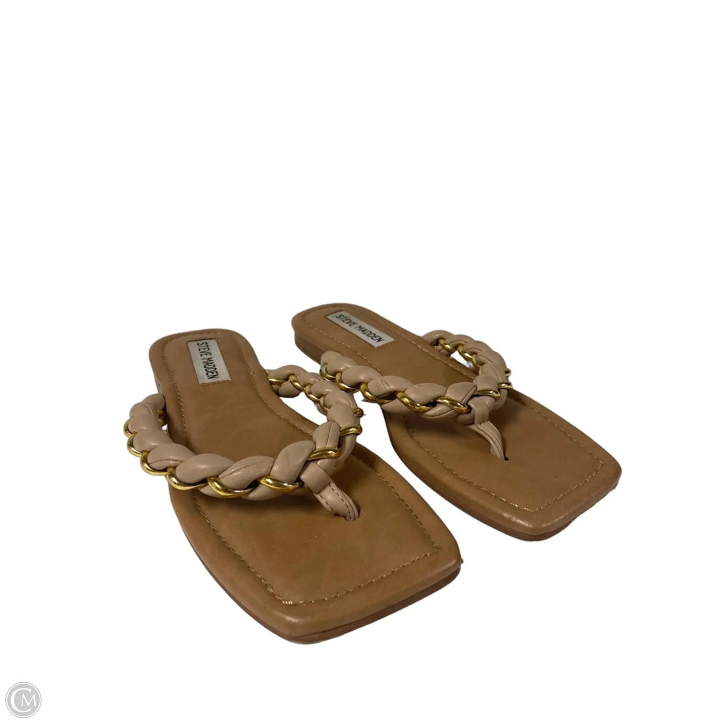 Sandals Flats By Steve Madden In Tan, Size: 6
