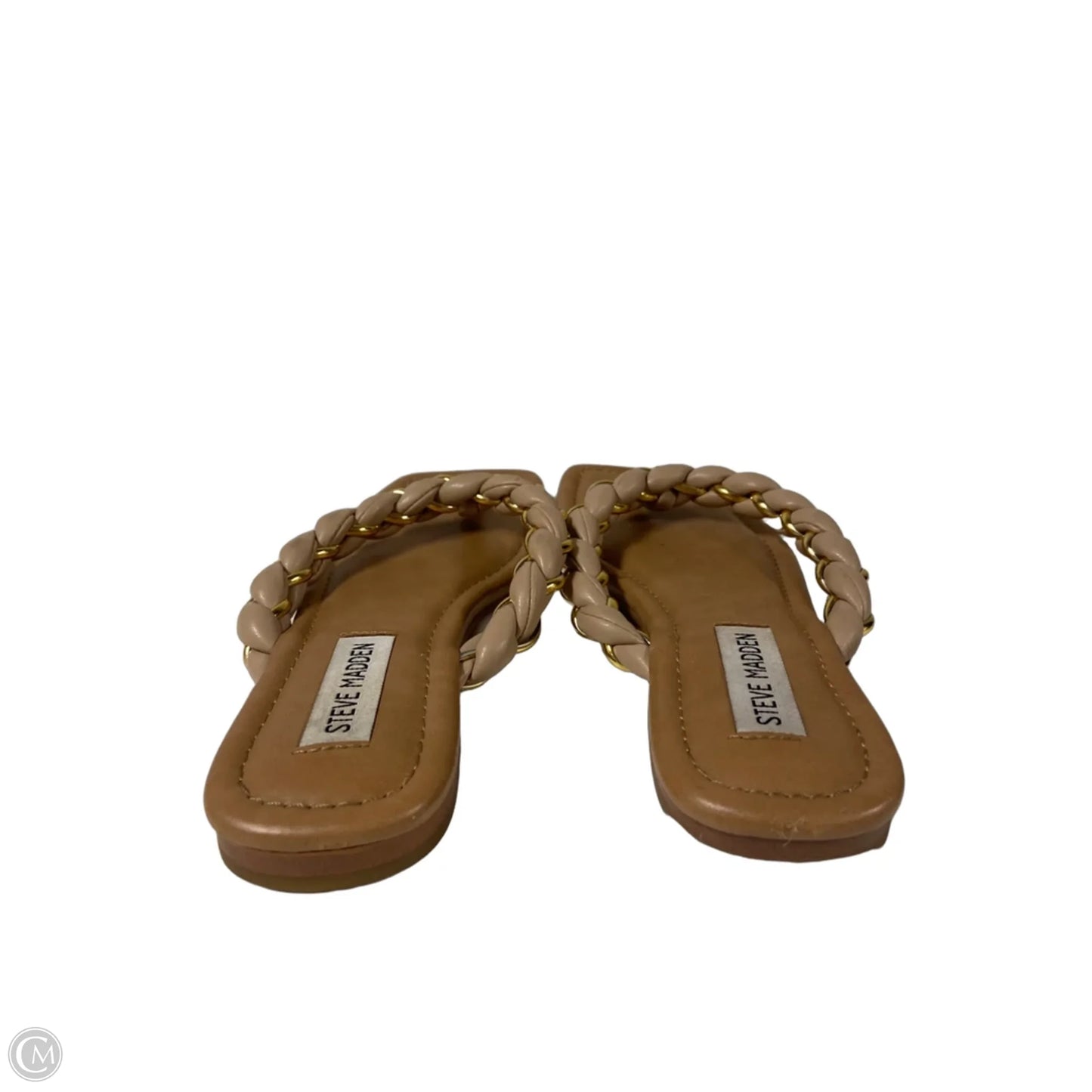 Sandals Flats By Steve Madden In Tan, Size: 6