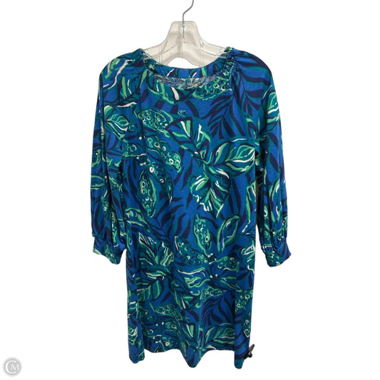 Dress Designer By Lilly Pulitzer In Blue & Green, Size: S