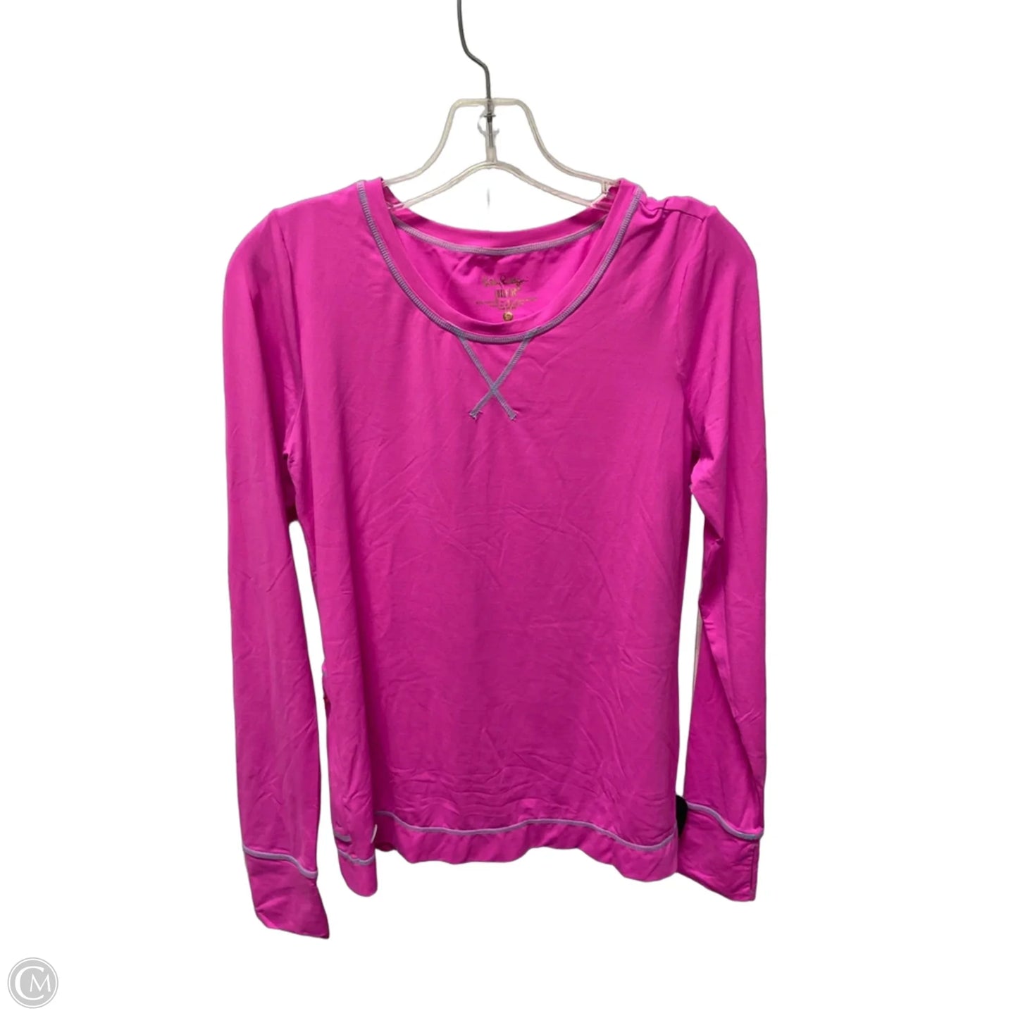 Top Long Sleeve Designer By Lilly Pulitzer In Pink, Size: S