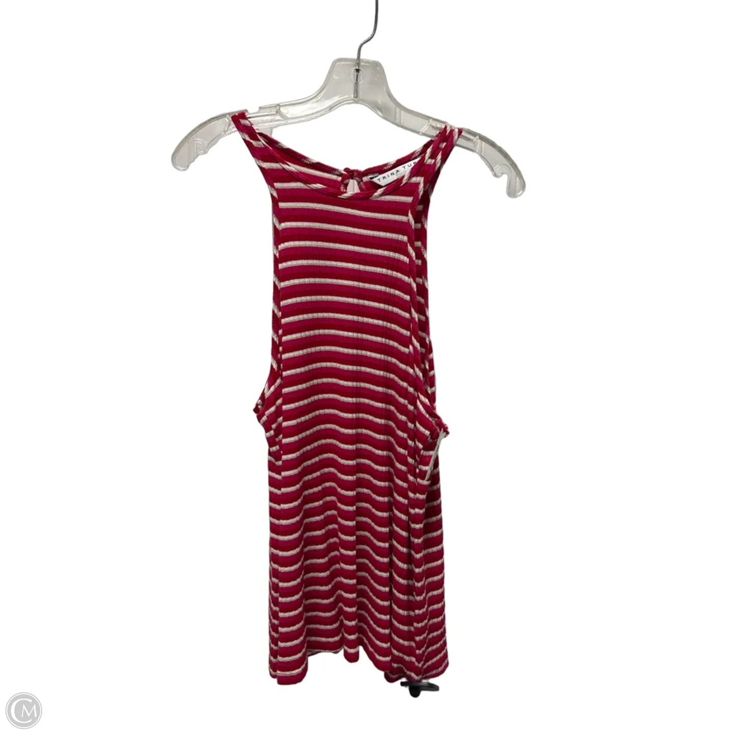 Top Sleeveless By Trina By Trina Turk In Striped Pattern, Size: Xl