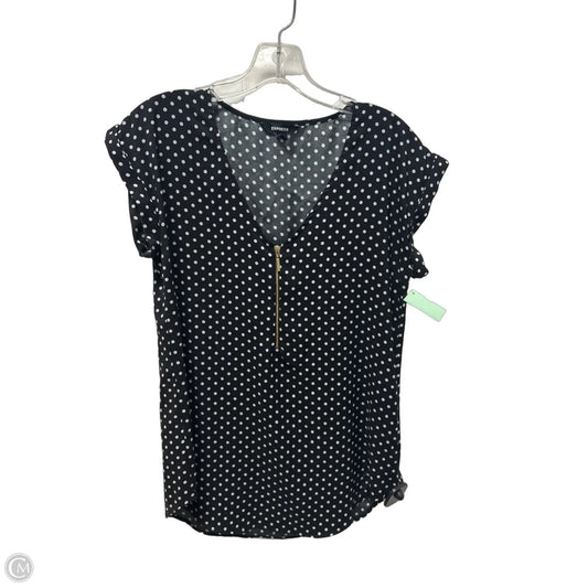 Top Sleeveless By Express In Polkadot Pattern, Size: S