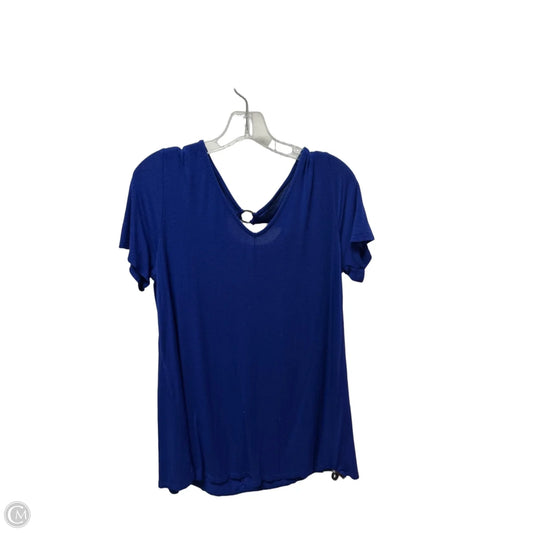 Top Sleeveless By Clothes Mentor In Blue, Size: M