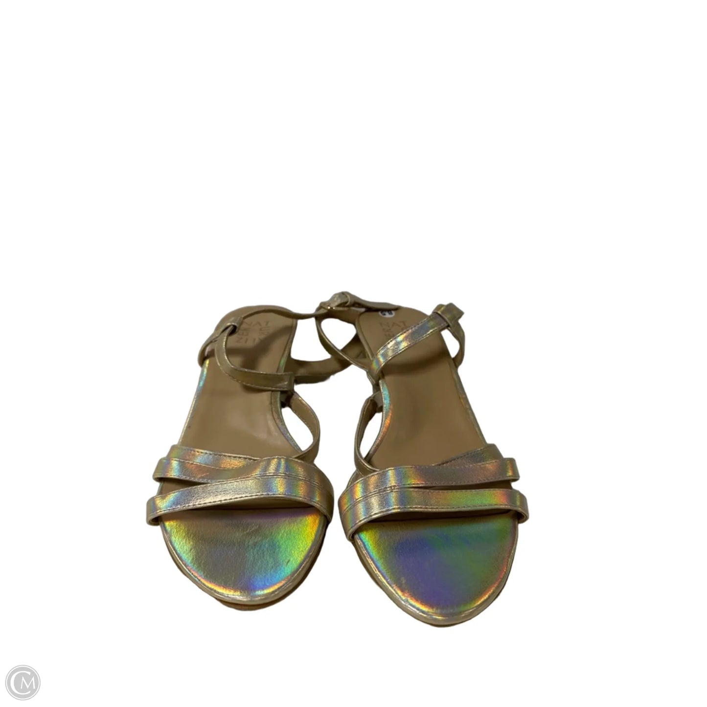 Shoes Heels Block By Naturalizer In Rainbow Print, Size: 8.5